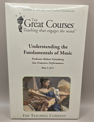 Great Courses: Understanding the Fundamentals of Music Parts 1 & 2 NEW SEALED