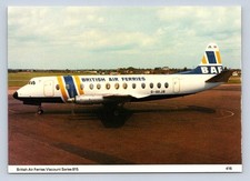 BAF BRITISH AIR FERRIES VICKERS VISCOUNT VINTAGE AIRCRAFT POSTCARD G-AVJB