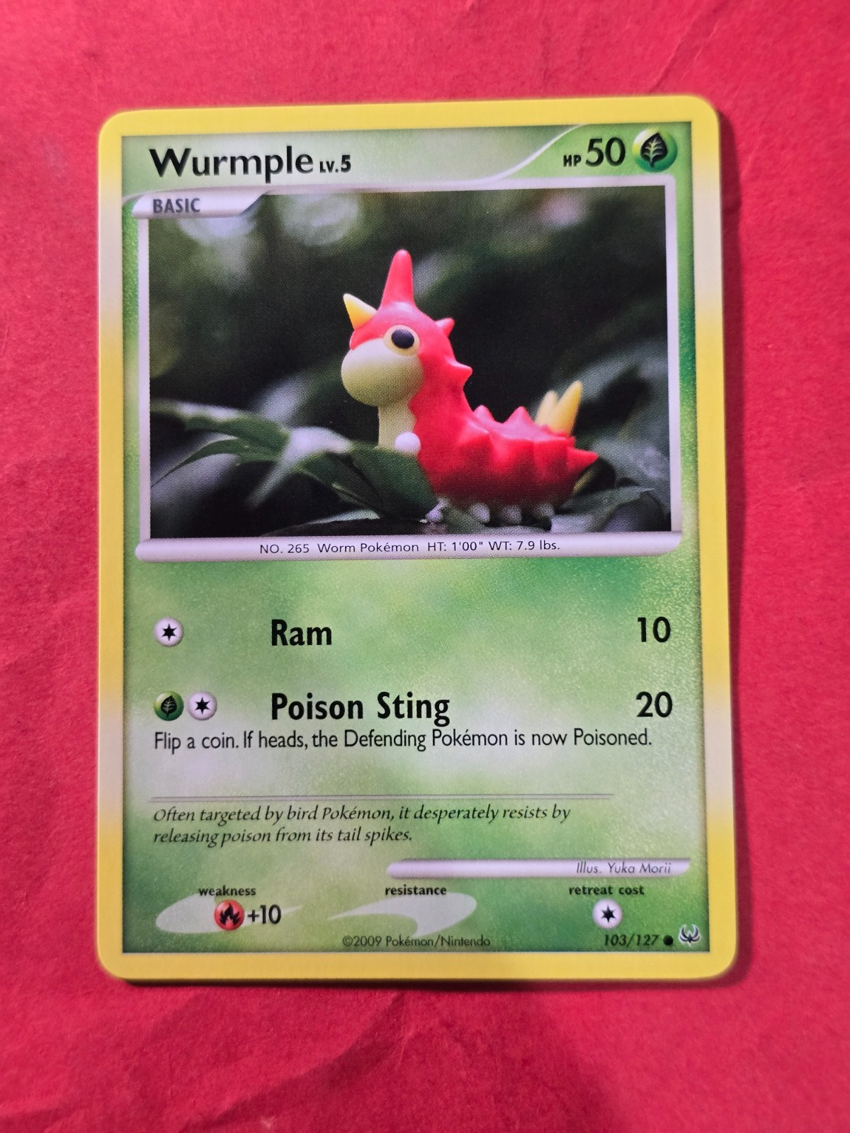 2009 Pokemon TCG Platinum #103 Wurmple, C, NF/H, cd71