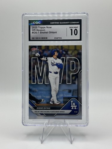 2025 Topps Now - Off-Season Shohei Ohtani #OS-7 CGC 10 GEM MINT