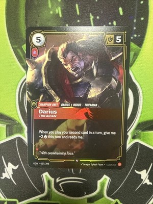Darius Trifarian OGN 027/298 Rare Riftbound League of Legends
