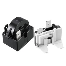  2 Pieces in Refrigerator Compressor Relay and Overload Kit Refrigerator...