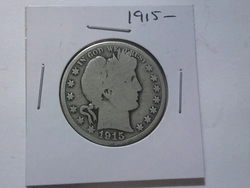 1915-P Barber Half Dollar  SEMi-KEY DATE