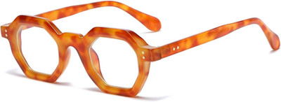 Retro Octagon Sunglasses for Women Men Trendy Unisex Vintage Polygon Shades Smal