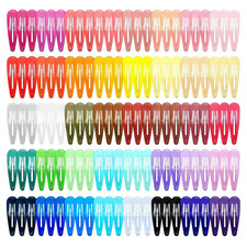 120 Pack Colorful Metal Snap Hair Clips, 2 Inch Hair Barrettes for Styling  40