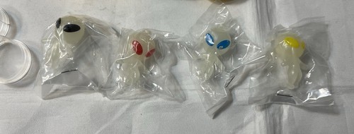 Vintage Soma GLOW ALIENS FIGURE LOT Extra Terrestrial ET Gumball Premiums 90s - Afbeelding 2 van 5