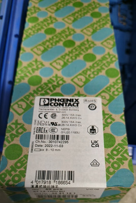 Phoenix Contact ST 1,5-TWIN Klemmblock blau, 50 Stück, AWG 26-14