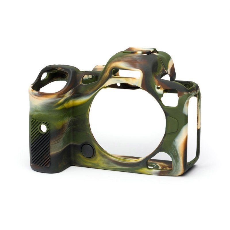 Protection silicone Canon R5 R6II militaire pour photographie de nature sauvage