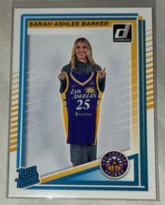 2025 Panini WNBA Donruss Sarah Ashlee Barker- # 100 Rated Rookie LA Sparks RC