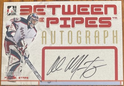 2006-07 ITG Between The Pipes Autographs Al Montoya #A-AM Hartford Wolf Pack
