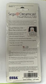 Official Sega Dreamcast VMU Memory Card HKT-7000 Brand New Sealed!