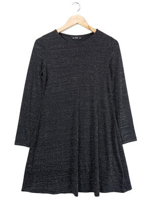 F&F A-Linien Kleid Damen Kleid Gr. DE 34 schwarz Casual-Look