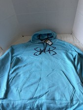 Under Armour UA Storm Men's Size L Aqua Pocketed Pullover Hoodie