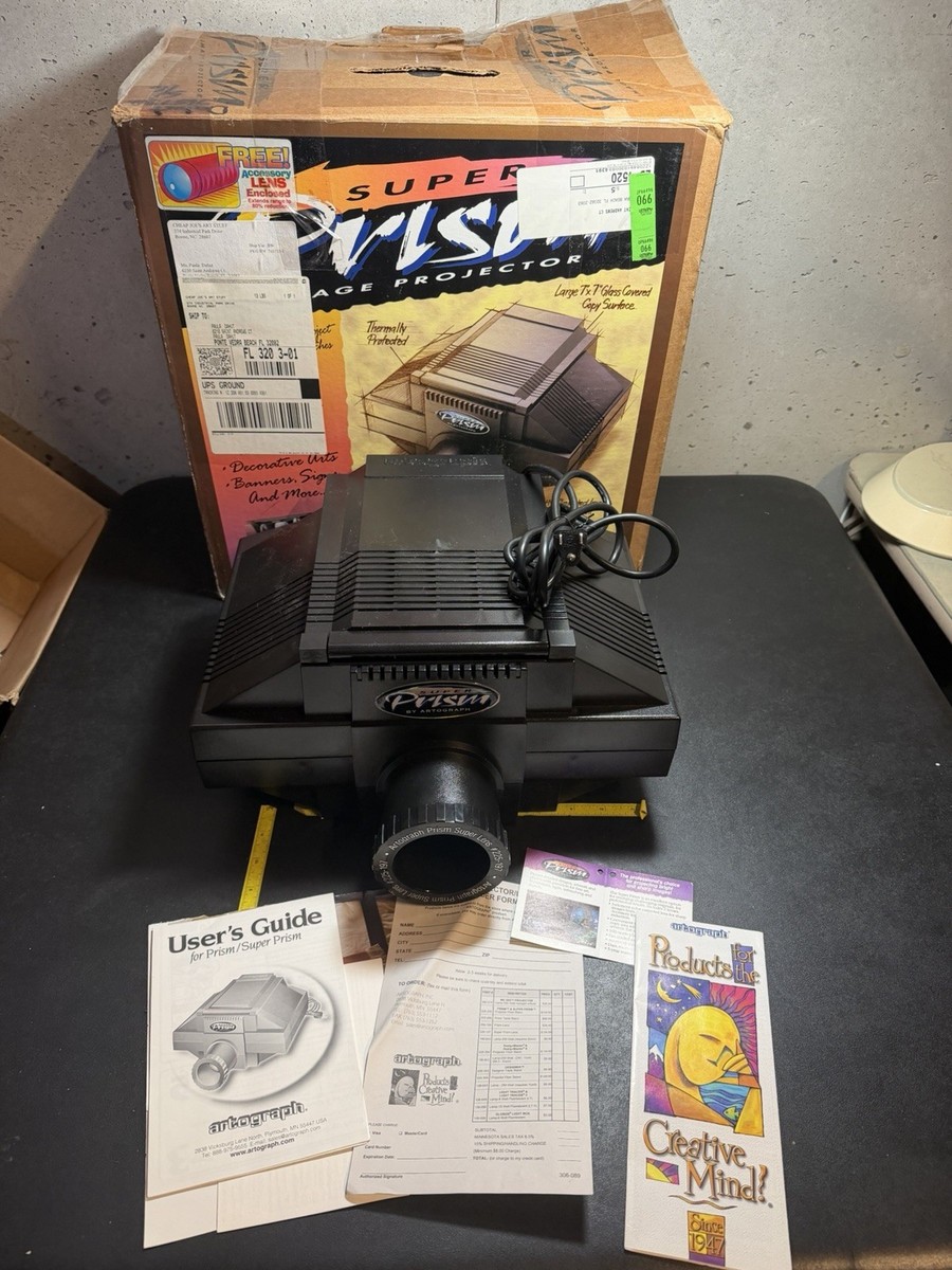Artograph Super Prism 225-190 Image Art Projector with Lens #225