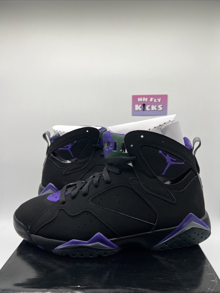 Size 8 - Air Jordan 7 Retro PE Ray Allen Black NEW (With Box