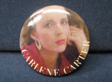 Carlene Carter 1978 Vintage NOS Button Pin 1