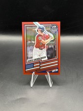 2026 Panini Stars and Stripes Prizm Jared Grindlinger #87 Red /399