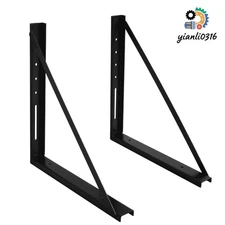 2X Black 18"x18" Tool Box Mounting Bracket For Truck Pickup Trailer Underbody RV