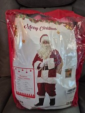 3XL Santa Claus Costume 11pcs Santa Suit Adult for Men Women Santa Costume NEW