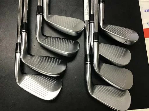 TaylorMade P-770 lefty Iron Set 4-9,Pw,Aw 8pc Flex Stiff KBS Tour FLT 120 Steel - Image 3 of 4