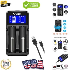 Intelligent Charger, LCD Display Universal Smart Charger for Rechargeable Bat...