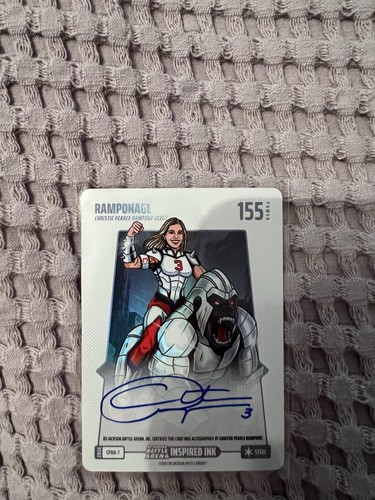 Christie Pearce Rampone 2026 Bo Jackson Battle Arena Inspired Ink Auto STEEL