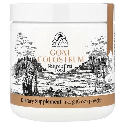 Mt Capra CapraColostrum 6 oz 174 g All-Natural, Gluten-Free, Preservative-Free