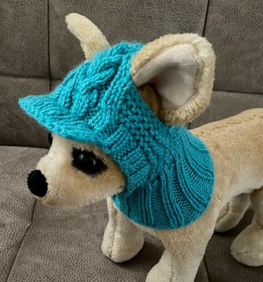 Pet Clothes for small dog Knit Snow Hat  size XXS XS S Nice Gift