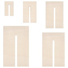 5-PCS Wood Bow Maker Templates for Ribbon Hair Bows Gift Bows Crafts