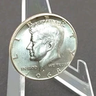 1968‑D Kennedy Half Dollar 40% Silver Luster Nice Fields in Capsule