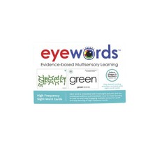 Eyewords Multisensory Colors, Shapes  Numbers Teaching Cards Set 3 Medium