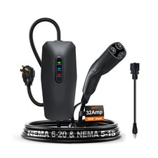 Level 2 Tesla Charger, Level 2 EV Charger for Tesla with 20FT Cable, 7KW 32Am...