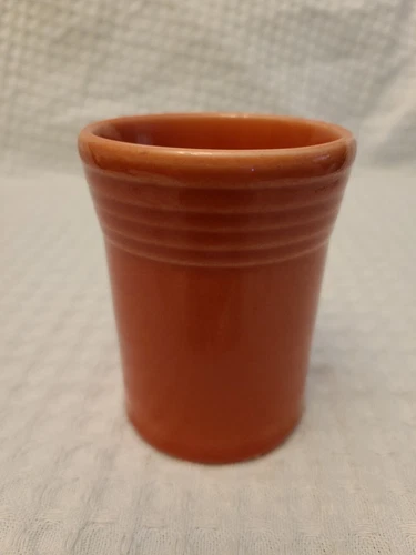 Fiestaware Persimmon 60th Anniversary  Tumbler Fiesta