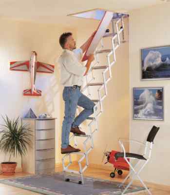 Dachbodenleiter Concentina Style Alufix, 3 Modelle verfügbar ***SCHNÄPPCHEN***