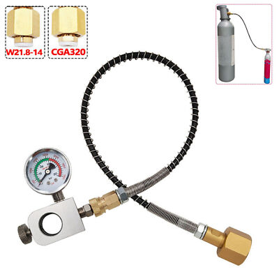 CGA320 CO2 Cylinder Refill Adapter Hose Filling Station for Sodastream DUO Terra
