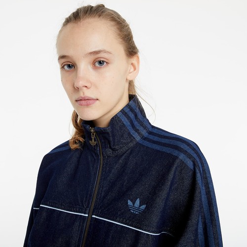 Adidas Originals Womens Denim Japona Navy Jacket Size UK 10 / USA Small / EU 36 - Picture 2 of 11
