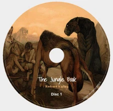 THE JUNGLE BOOK by Rudyard Kipling 4 Audio CD English Unabridged Classic