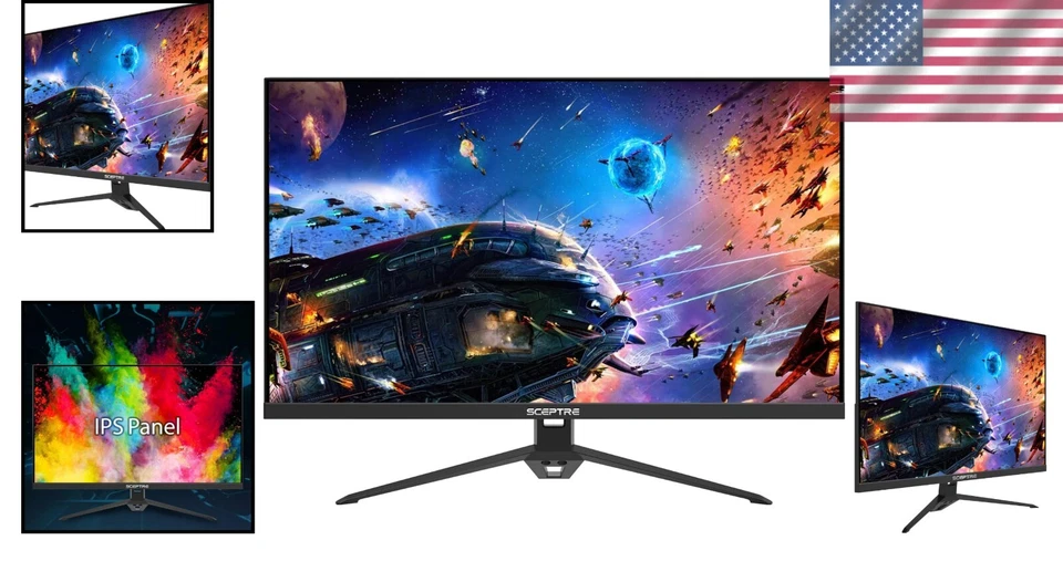 High-Performance 27-Inch IPS Monitor - 165Hz, 1ms Response & Built-in Speakers - Image 2 of 4