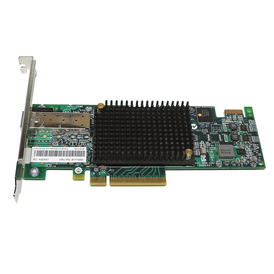 EMULEX IBM LPE16000 Single Port 16Gb/s FC Host Bus Adapter 81Y1657 81Y1658 - Image 2 of 3
