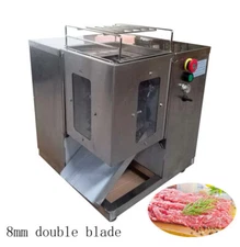 QSJ-T 8mm Double Blade Commercial Shredded Meat Cutting Machine 250kg/h Output