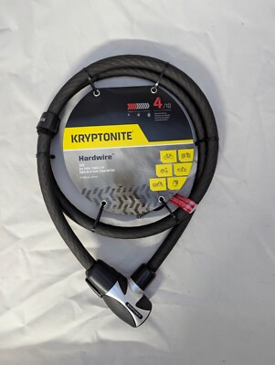 Fatbike Kryptonite Schlüssel Kabelschloss 2 Schlüssel - 180 cm x 20 mm Stahlflexkabel