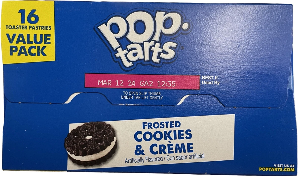 Pop Tarts Toaster Pastries Cookies and Creme