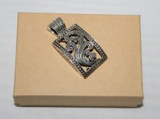 Silpada Sterling Silver Paisley Filigree Oxidized Pendant S1744