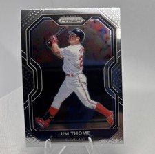 2021 Panini Prizm Silver #96 Jim Thome Cleveland Indians MLB Trading Card