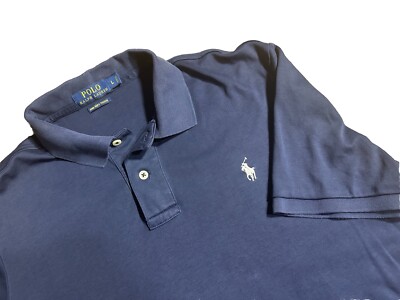 Polo Ralph Lauren Polo Shirt Pima Soft Touch Mens Large Pony - Main Image