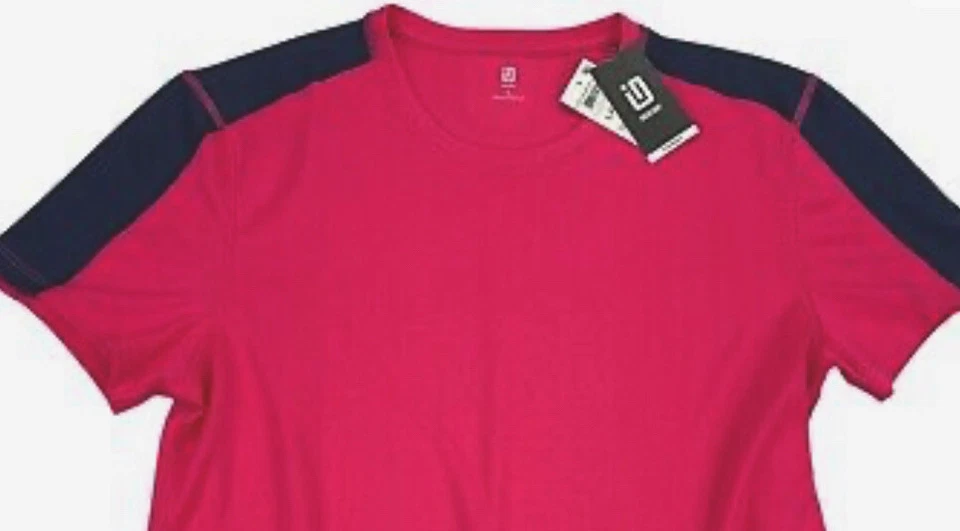 Camiseta de rendimiento de manga corta de malla con cuello en V o cuello redondo ID Ideology para hombre Foto 4 de 4