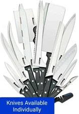 New Ronco Showtime Six Star+ Stainless Steel Kitchen Knives - Various Styles