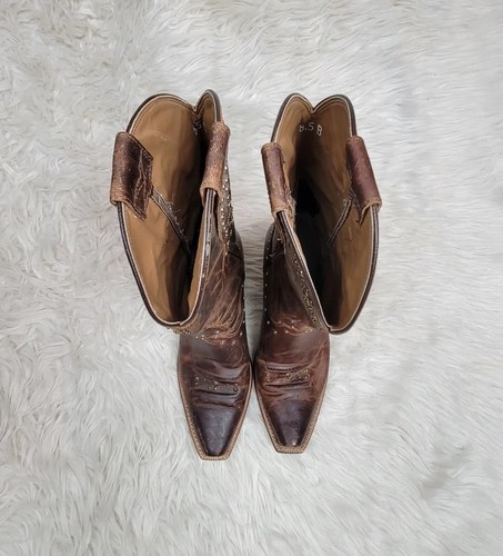ARIAT Women Sz 8.5B Sassy Rhinestone Brown Leather Western Boot Style #10006850 - Picture 10 of 10