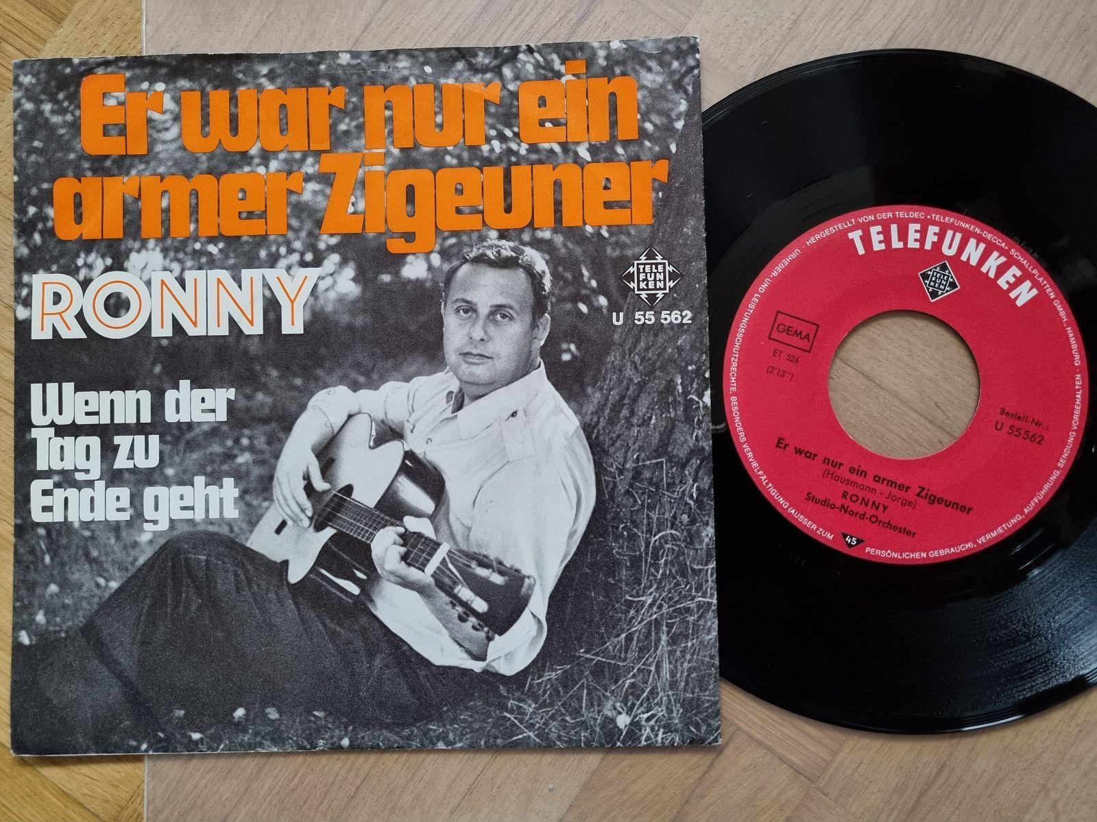 7"" Single Ronny - Er war nur ein armer Zigeuner Vinyl Germany