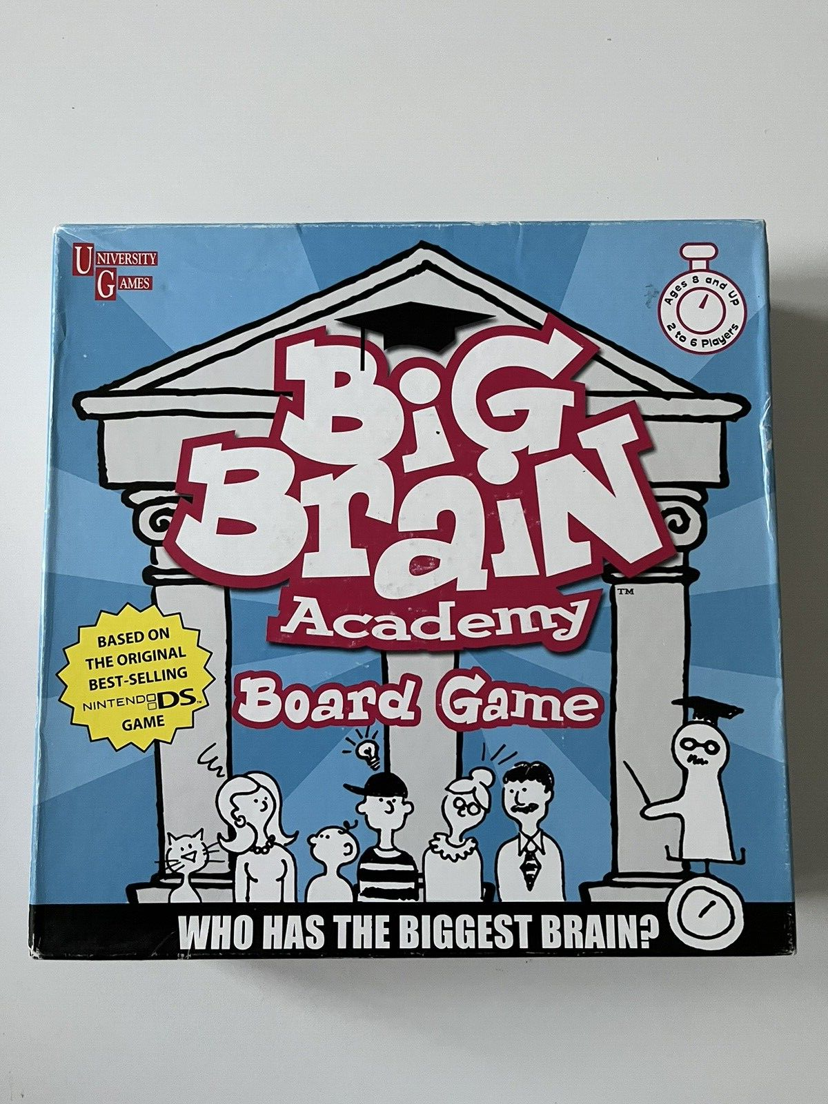 BIG BRAIN ACADEMY BOARD GAME BY UNIVERSITY GAMES IN GOOD CONDITION